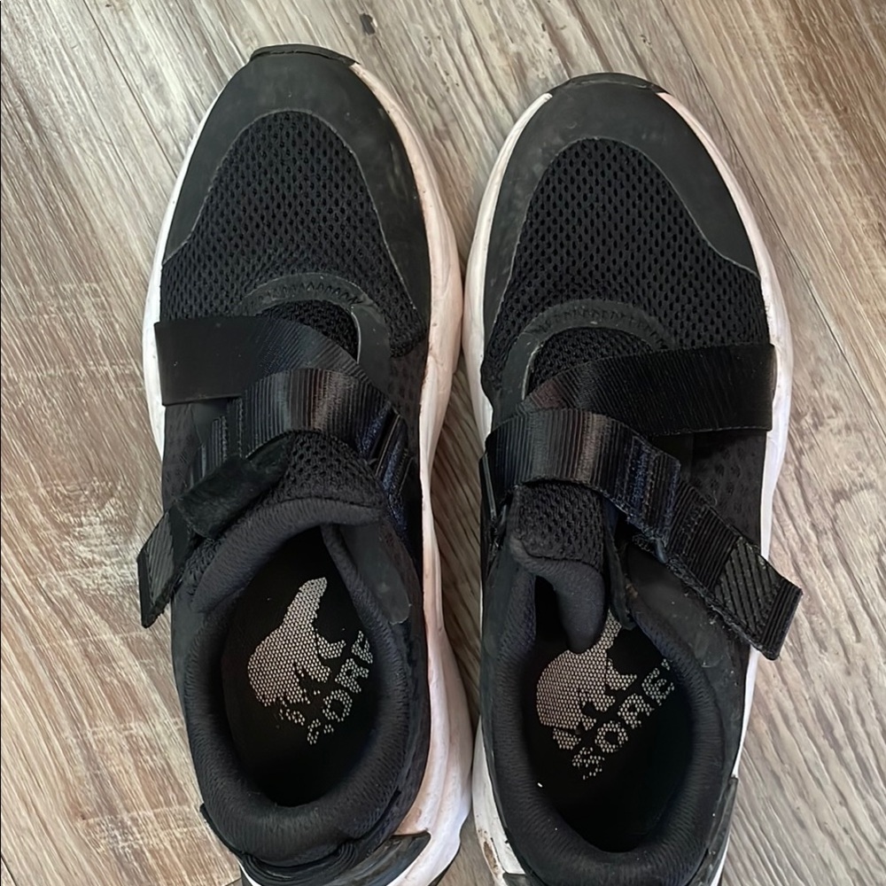 Sorel Black and White Women's Sneakers